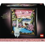 Die Grup LEGO Art Japon Kiraz Çiçeği Manzarası 31218 – Yetişkinler Için Ayarlanabilir 3 Boyutlu Şelale ile Fuji Dağı, Çay Evi, Japon Turnaları ve Kiraz Çiçeği Içeren Model Yapım Seti, Hediye Fikri (1892 Parça)