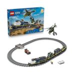 Die Grup LEGO City Polis Treni Soygunu 60508 – 7 Yaş ve Üzeri Çocuklar Için Dedektif, Polis Memuru, Tren Makinisti ve 3 Hırsız Minifigürü Içeren Yaratıcı Oyuncak Yapım Seti, Hediye Fikri (1313 Parça)