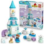 Die Grup LEGO Duplo® │ Disney Anna ve Elsa’nın Karlar Ülkesi Şato Partisi 10455 – 2 Yaş ve Üzeri Disney Hayranı Çocuklar Için Hayal Gücü Geliştiren Yaratıcı Oyuncak Yapım Seti, Doğum Günü Hediyesi (54 Parça)