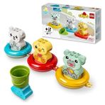Die Grup LEGO Duplo Ilk Banyo Zamanı Eğlencesi: Yüzen Hayvan Treni 10965 – 1.5 Yaş ve Üzeri Çocuklar Için Eğitici Hediye Fikri, Su Aygırı, Ördek ve Kutup Ayısı Içeren Yaratıcı Oyuncak Yapım Seti (14 Parça)