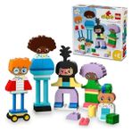 Die Grup LEGO Duplo Kasabası Inşa Edilebilen Duygulu Insanlar 10423-3 Yaş ve Üzeri Çocuklar Için Eğitici Oyuncak Yapım Seti, Doğum Günü Hediyesi Fikri (71 Parça)