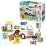 Die Grup LEGO Duplo Town Ambulans ve Sürücü 10447-2 Yaş ve Üzeri Çocuklar Için Eğitici ve Yaratıcı Oyuncak Yapım Seti (19 Parça)
