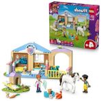 Die Grup LEGO Friends Veteriner Kliniği 42696 – 4 Yaş ve Üzeri Çocuklar Için Zac ve Valeria Mini Bebekleri ile Köpek, Tavşan, At ve 2 Kedi Figürü Içeren Yaratıcı Oyuncak Yapım Seti, Hediye Fikri (141 Parça)