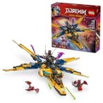Die Grup LEGO Nınjago Ras ve Arin'in Süper Fırtına Jeti 71833-8 Yaş ve Üzeri Çocuklar Için 3 Ninja Minifigürü Içeren Yaratıcı Oyuncak Yapım Seti, Doğum Günü Hediyesi (510 Parça)