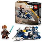 Die Grup LEGO Star Wars: Klon Savaşları Plo Koon'un Jedi Starfighter Mikro Savaşçısı 75400-6 Yaş ve Üzeri Çocuklar Için LEGO Minifigür Kokpiti ve 2 Mermi Atıcı Içeren Yaratıcı Oyuncak Yapım Seti (89 Parça)