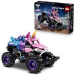 Die Grup LEGO Technic Monster Jam Sparkle Smash Çek–bırak 42220 – 7 Yaş ve Üzeri Çocuklar Için Işıltılı Yıldızlar ve At Boynuzu Gibi Detaylar Içeren Canavar Kamyon Oyuncak Yapım Seti, Hediye Fikri (243 Parça)