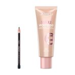 Die Grup L’oréal Paris Glotion All-In-One Doğal Işıltı 902 - Light Glow & Mini Paradise Le Khol Siyah Göz Kalemi Makyaj Seti