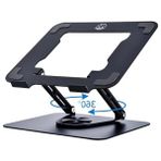 Die Grup Masa Için Dizüstü Bilgisayar Standı Ayarlanabilir Yükseklik, Dizüstü Bilgisayar Için Alüminyum Alaşımlı Döner Bilgisayar Standı, 360° Dönebilen Tabanlı Macbook Standı, Masa Için Ergonomik Dizüstü