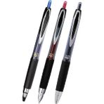 Die Grup Mavi Siyah Kırmızı Pilot Kalem 3 Adet Uniball Signo Micro 207 0.5 mm Roller Uç Kalem UMN-207 Inci Uçlu Likit Mürekkepli - 41 Delft Blue