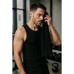 Die Grup Mira Home Spor Fitness Havlusu 30X100%100 Pamuklu Siyah - Renkli