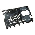 Die Grup Ninja Wallet Survival Acil Durum Kiti / Kartı - 18 In 1