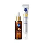 Die Grup Nıvea Q10 Kırışıklık Karşıtı Çift Etkili Cilt Serumu 30ML, Q10 Anında Ekili Kırışıklık Karşıtı Serum 15ML