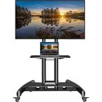 Die Grup North Bayou Nb AVA1500-60-1P LCD LED OLED Plazma Düz Panel Ekranlar Için 32-75 Inch Tuv Sertifikalı Tekerlekli Profosyonel Tv Sehpası