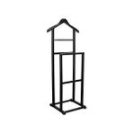 Die Grup Nyn Ahşap Dilsiz Uşak Siyah Renk Ikili Ayaklı Askı