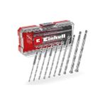 Die Grup Orijinal Einhell S-Case 10 Parçalı Duvar Matkap Ucu Seti (Dın 10083-2'YE Göre Çelikten Yapılmış, E 6.3 Sap, Takılı Karbür Uç, Haddelenmiş Mil, Saklama Kutusu Dahil) - 49108743