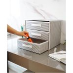 Die Grup Orret Home Dolap Içi Kumaş Kaplamalı Mini Çekmece Organizer, Çekmeceli Dolap Içi Düzenleyici, Iç Çamaşırı Çorap Tekstil Organizer Kutusu (2 Çekmeceli)