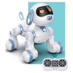 Die Grup Oyuncak 30 Fonksiyonlu Uzaktan Kumandalı Şarjlı Sesli Işıklı Dokunma Algılama Programlama Robot Kedi ve Köpek (Köpek)