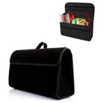 Die Grup Premium Kalın Araba Bagaj Düzenleyici Çanta - 50 x 24 x 17 cm - Suya Dayanıklı