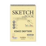 Die Grup Sahra A5 Eskiz Defteri - 90 Gr. 100 Yaprak Spiralli Kaliteli Sanatçı Çizim Defteri - 41 Delft Blue