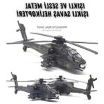 Die Grup Sesli Işıklı Metal Helikopter Oyuncak, Dayanıklı Çek Bırak Model