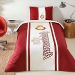 Die Grup Taç Galatasaray 1905 Glow Standart Pamuk Nevresim Takımı, Kırmızı, Tek Kişilik