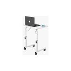 Die Grup Tekerlekli Notebook Laptop Çalışma Sehpası Eğim ve Yükseklik Ayarlı Akrobat Ders Yemek Çekyat Masası - 10*10 CM - Renkli