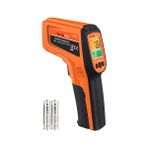 Die Grup Thermopro TP450 Endüstriyel Kızılötesi Lazer Termometre, -50°c ile 550°C Temassız Isı Ölçer Tabanca, Çift Lazerli ve Ayarlanabilir Emissivity (Sanayi Tipi)