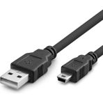 Die Grup USB Mini V3/5pin To USB Kablo 50 cm - Siyah HDX7524