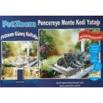 Die Grup Vakumlu Kedi Pencere Yatağı | Güneş Alan Kedi Cam Yatağı | Dayanıklı & Konforlu Petzoom