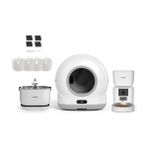 Die Grup Xenon Smart Akıllı Otomatik Kedi Tuvaleti (Kamerasız) Hareket Algılamalı Köpek Mama Kabı (Kameralı) Şarjlı Bataryalı Su Pınarı Sebili ve Filtre (4 Adet) Evcil Hayvan 4'lü Pet Ürünleri Başlangıç Seti