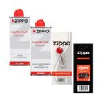 Die Grup Zippo Benzin+1 Paket Taş+ Fitil Seti