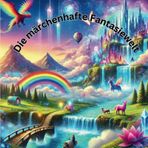 Die märchenhafte Fantasiewelt ein Malbuch für groß und klein, Märchenwelt, Fantasiewelt, kreativ, 51 Bilder, Fee, Drachen