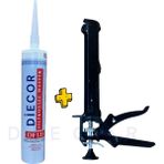 Diecor Silikon Tabancası + 500G Silikonize Mastik – Montaj ve Onarım Kiti