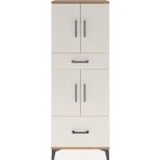 Dienni Arges Dolap 4 Raflı 2 Çekmeceli 4 Kapaklı 60 x 30 x 163 cm Çam - Aytaşı