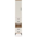 Dienni Arges Dolap 4 Raflı 4 Çekmeceli Tek Kapaklı 44X30X221 Çam-Aytaşı - Atlas Çam