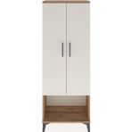 Dienni Arges Dolap Tek Raflı 2 Kapaklı Tek Askılı 60x30x163 Çam-Aytaşı