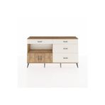 Dienni Arges Konsol 1 Raflı 4 Çekmeceli 2 Kapaklı 176 x 30 x 99 cm Çam - Aytaşı - Çam