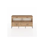 Dienni Arges Konsol 2 Raflı 3 Çekmeceli 2 Kapaklı 176x30x99 Çam-Çam