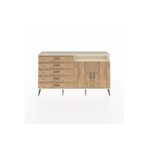 Dienni Arges Konsol 2 Raflı 5 Çekmeceli 2 Kapaklı 176 x 30 x 99 cm Çam - Aytaşı