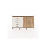 Dienni Arges Konsol 2 Raflı 5 Çekmeceli 2 Kapaklı 176x30x99 Çam-Aytaşı/Çam