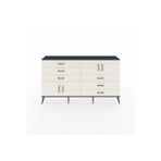 Dienni Arges Konsol 2 Raflı 6 Çekmeceli 4 Kapaklı 176x30x99 Antrasit-Aytaşı