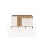 Dienni Arges Konsol 3 Raflı 6 Çekmeceli 3 Kapaklı 176 x 30 x 99 cm Çam - Aytaşı - Çam