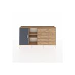 Dienni Arges Konsol 4 Raflı 1 Çekmeceli 4 Kapaklı 176 x 30 x 99 cm Çam - Antrasit - Çam