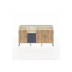 Dienni Arges Konsol 5 Raflı 3 Çekmeceli 3 Kapaklı 176x30x99 Aytaşı-Antrasit/Çam