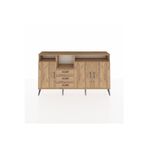 Dienni Arges Konsol 5 Raflı 3 Çekmeceli 3 Kapaklı 176x30x99 Çam-Çam