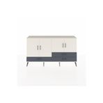 Dienni Arges Konsol 5 Raflı 3 Çekmeceli 4 Kapaklı 176 x 30 x 99 cm Aytaşı - Antrasit - Aytaşı