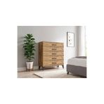 Dienni Arges Şifonyer 5 Çekmeceli 88x30x96 Çam-Çam