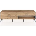 Dienni Arges Tv Ünitesi 2 Çekmeceli 176X30X51 Antrasit-Çam/çam