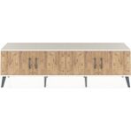Dienni Arges Tv Ünitesi 2 Raflı 4 Kapaklı 176X30X51 Çam-Aytaşı/çam