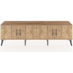 Dienni Arges Tv Ünitesi 2 Raflı 4 Kapaklı 176X30X51 Çam-Çam/çam